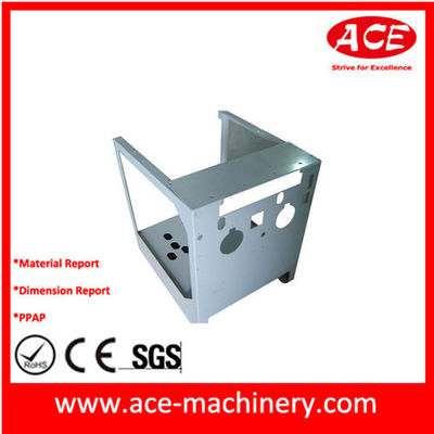 Metal Die Stamping Electronic Box with Carbon Steel and Powder Coating Surface Finish