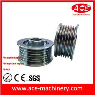 Auto Part CNC Machining Pulley with Cold Extrusion Work and /-0.01mm Tolerance