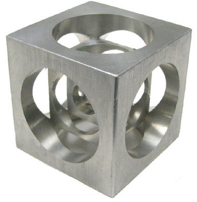 ASTM Standard Model NO. CM036 Metal Cube CNC Milling Part with and ASTM Standard