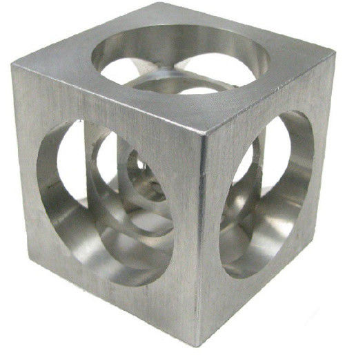 ASTM Standard Model NO. CM036 Metal Cube CNC Milling Part with and ASTM Standard